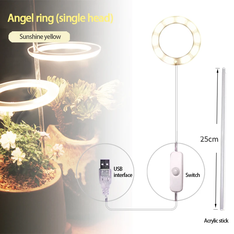 LED Grow Light Full Spectrum Phyto Lamp USB Phytolamp For Plants 5V Growth Lighting Indoor Plant | Лампы и освещение