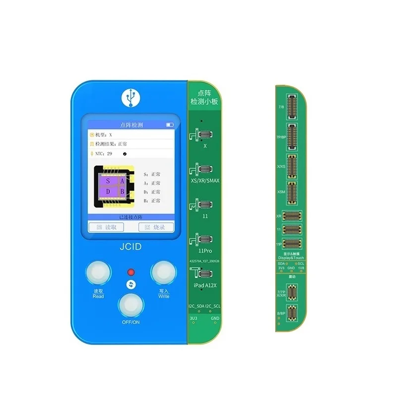 

Плата обнаружения JC V1S для iPhone 7 11Pro Max, сенсорный экран с точками и точечным проектором, с точечным сенсором, ЖК-дисплеем, для ремонта