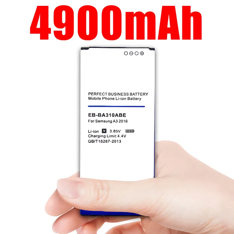 

4900mah Replacement Battery Eb-ba310abe for Samsung Galaxy A310 A3 A3100 A310f 2016 Edition A5310 Ebba310abe