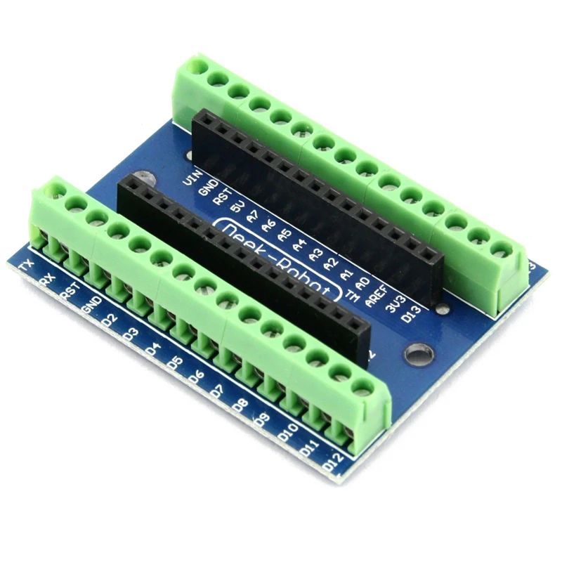 Нано-терминальный адаптер для Arduino Nano V3.0 AVR ATMEGA328P-AU Модульная плата расширения Shiled