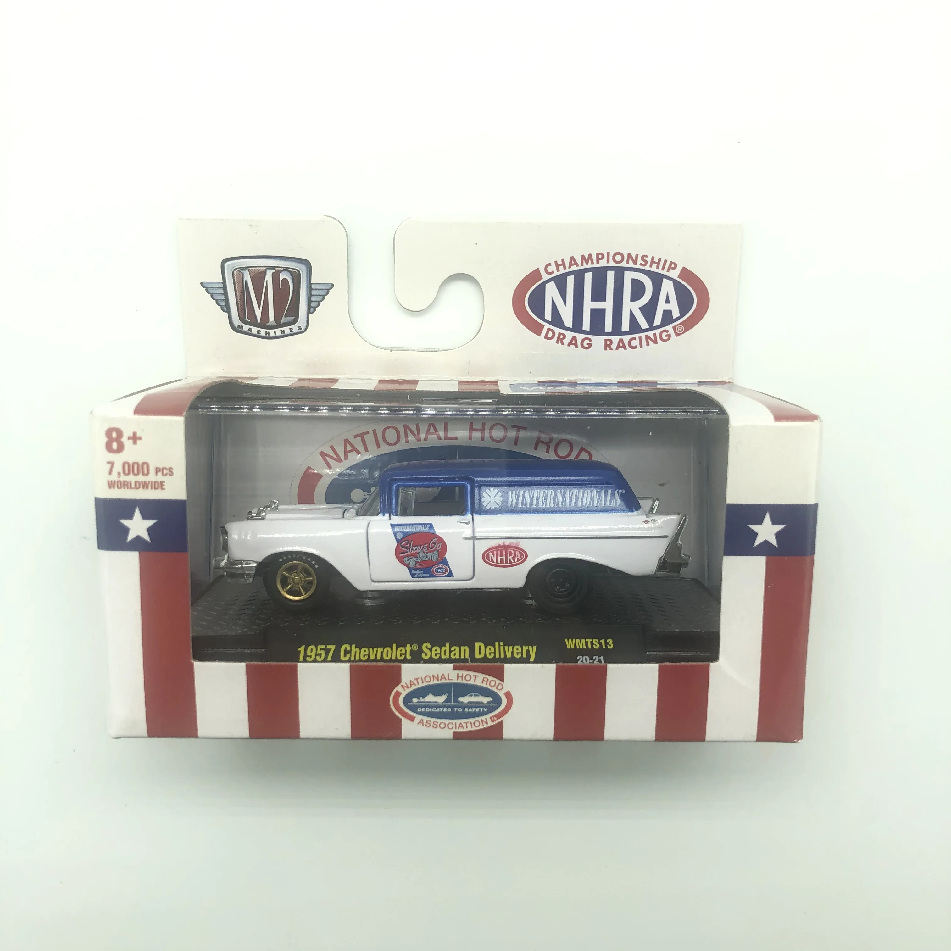 

M2 1:64 Machines 1957 Chevrolet Sedan Delivery Collection Metal Die-cast Simulation Model Cars Toys