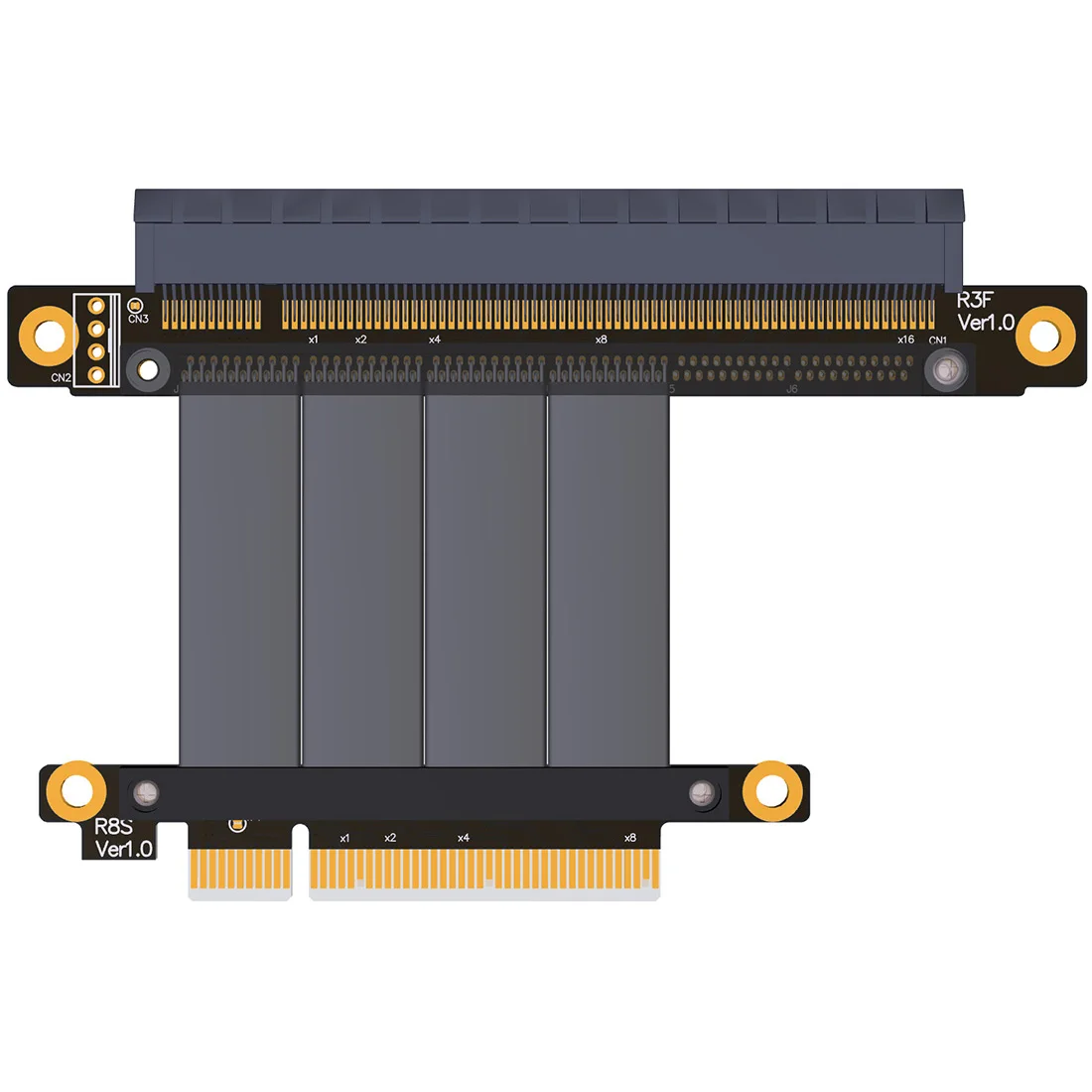 

Адаптер-удлинитель ADT PCI-E x8, 64 ГБ/bps 1U2U 8x на 16x GTX1080, видеокарты, удлинитель R83SF SL SR