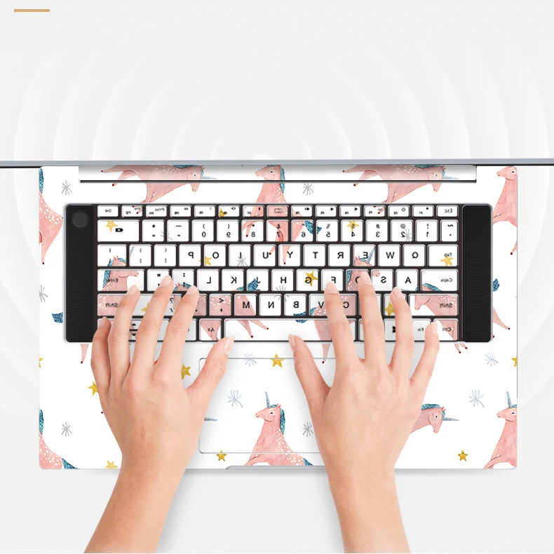 Матовая красочная мраморная наклейка для ноутбука 13/14/15/16 дюймов Huawei Matebook D 14 15
