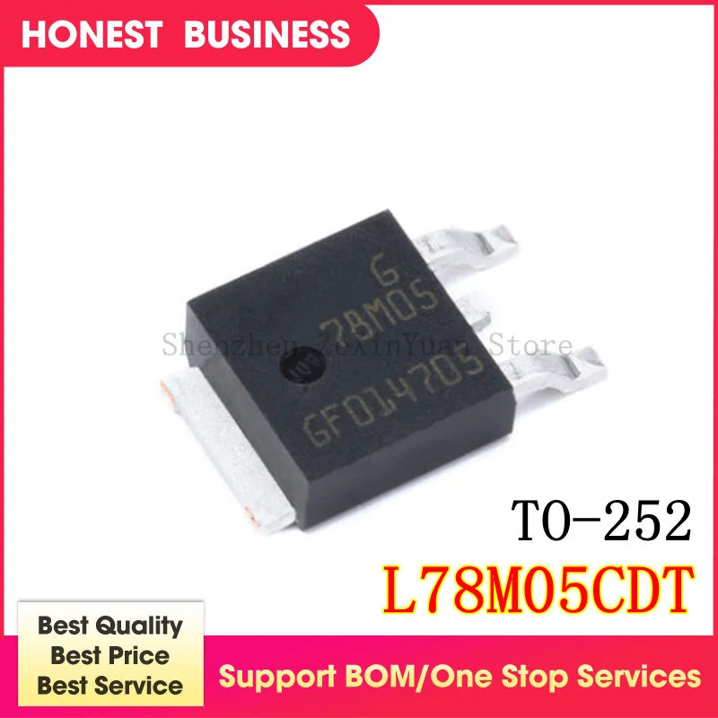 

20 шт./лот L78M05CDT L78M05 78M05 TO-252 Φ