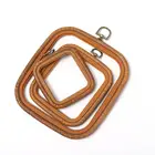 Обруч для вышивки сделай сам, пластиковая квадратная рамка, кольцо для вышивки, рукоделие, искусственная петля, ручные бытовые швейные инструменты