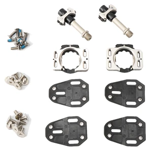 Ultra-light Titanium Alloy Lollipop Self-Locking Pedal Steel Shaft/Titanium Shaft Tripellin Bicycle Lock Pedal For Road Bike