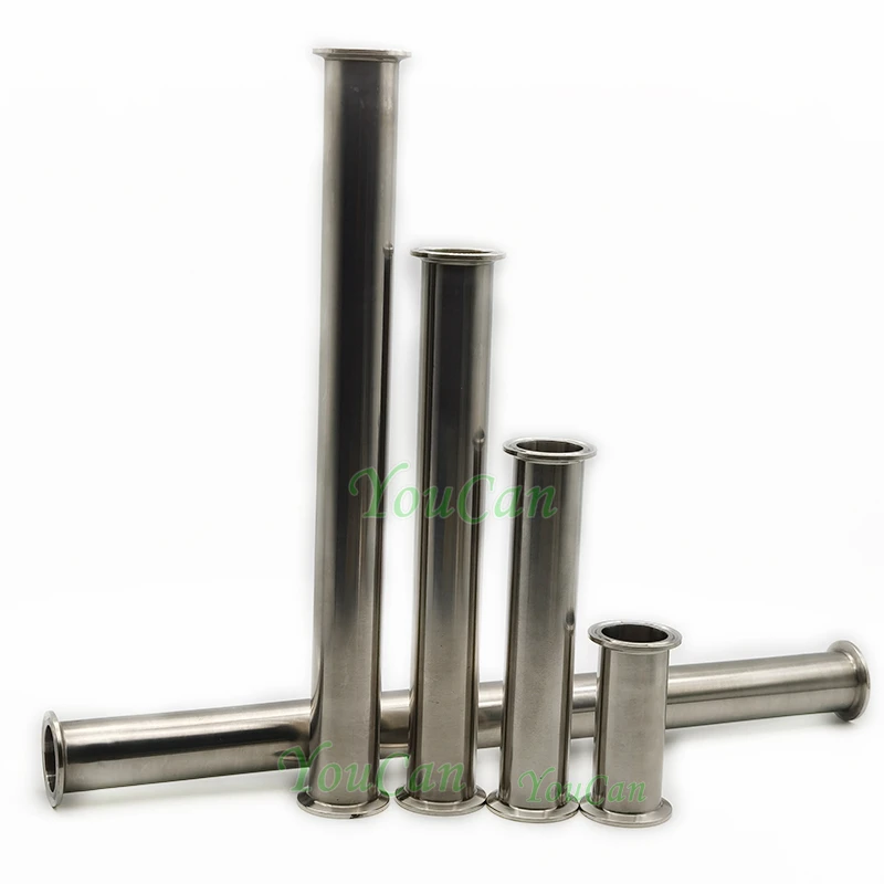 Санитарный тройной зажим из нержавеющей стали SS304 1 5 дюйма 1/2 трубка на катушке