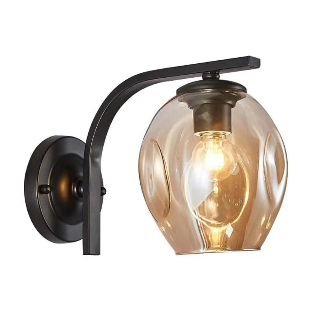 Настенные светильники в стиле индастриал синие черные коньяк выцветающие