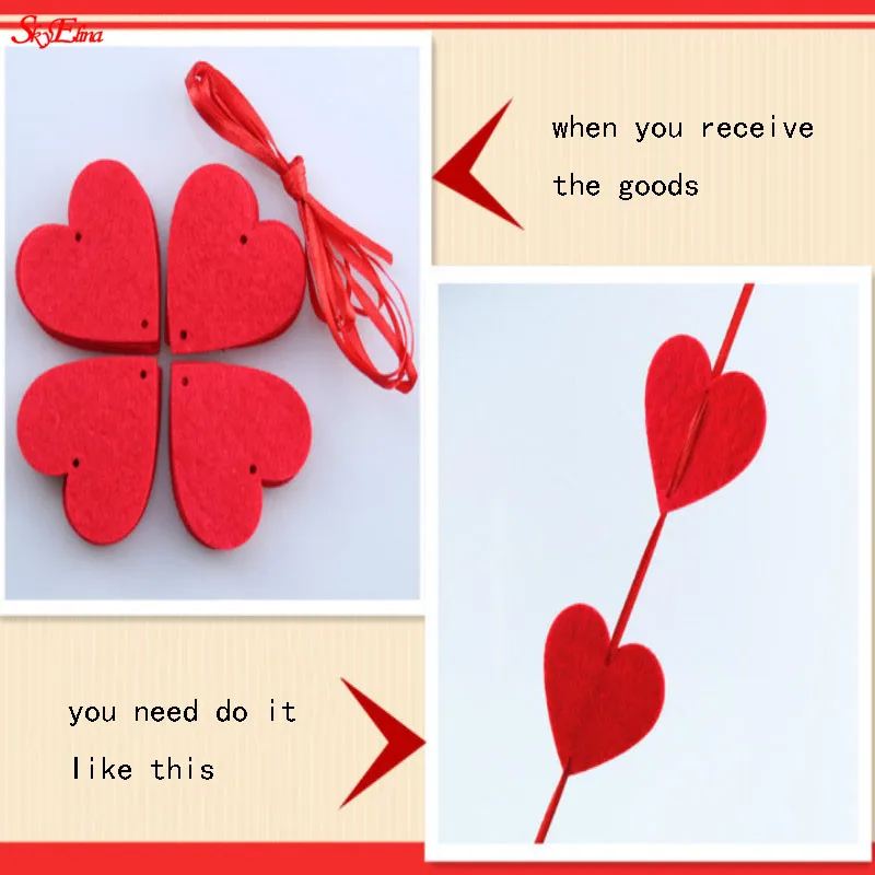 Счастливая семья любовь сердце занавес Нетканые гирлянды из флажков баннер для