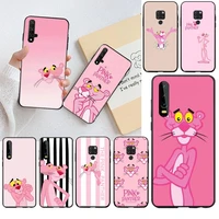 cutewanan pink panther bling cute phone case for huawei p40 p30 p20 lite pro mate 30 20 pro p smart 2019 prime