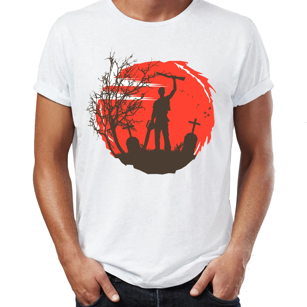 Футболка мужская с надписью злой мертвец армия темноты |