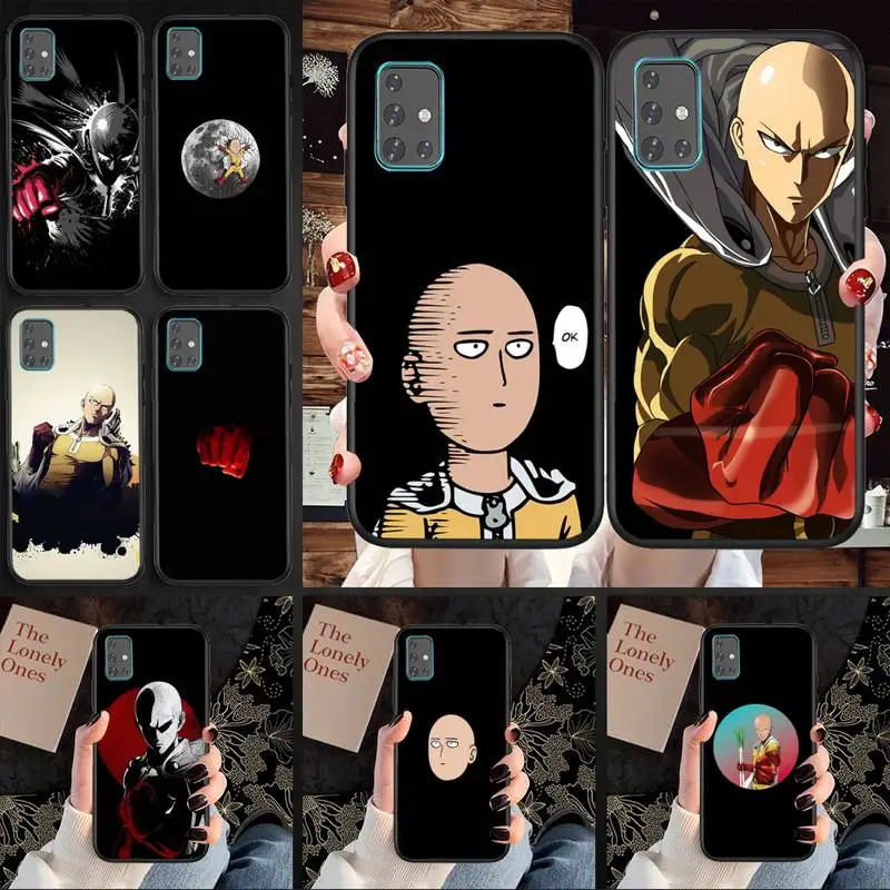 One Punch Man Phone Case For Samsung A71 A80 A91 A01 A02 A11 A12 A21 A31 A32 A20E soft cover Funda