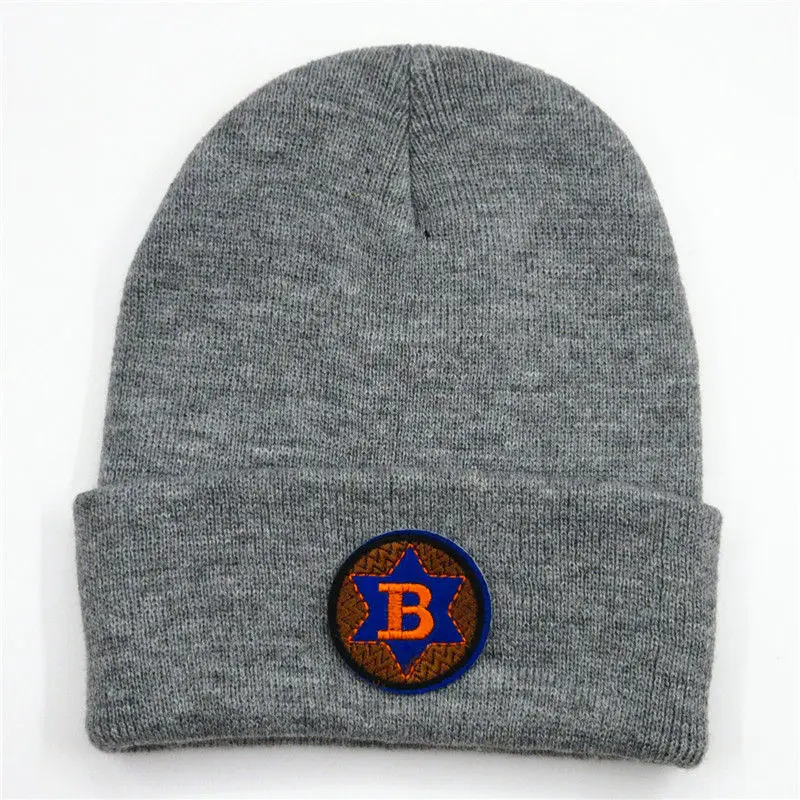 

2020 B Letter Embroidery Cotton Thicken Knitted Hat Winter Warm Hat Skullies Cap Beanie Hat for Men and Women 45