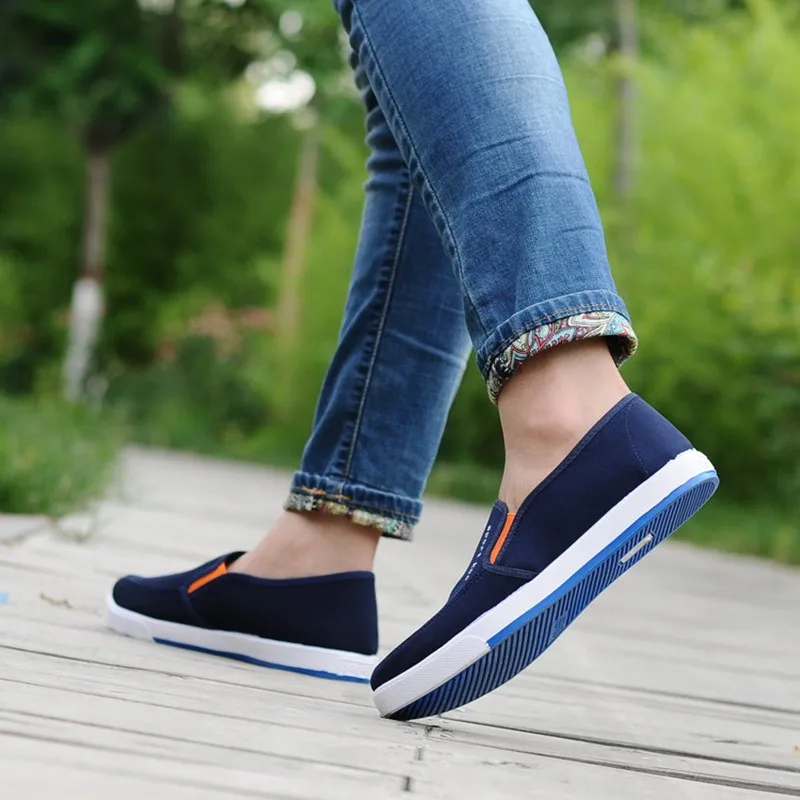 Новинка Мужская Вулканизированная обувь Лидер продаж парусиновые модные