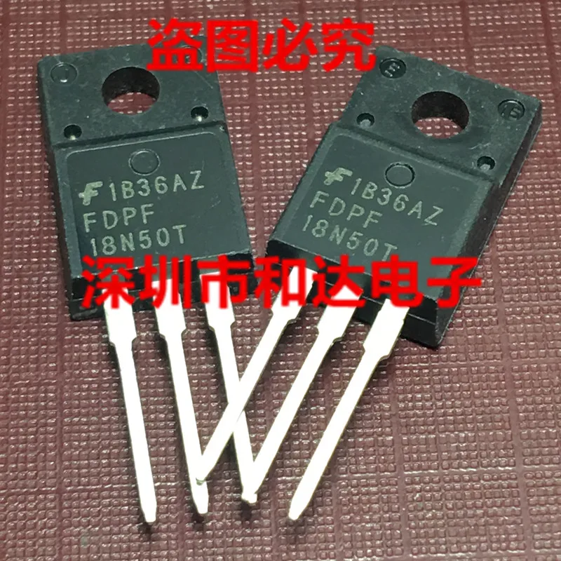 FDPF18N50T TO 220F 500V 18A|Интегральные схемы| |