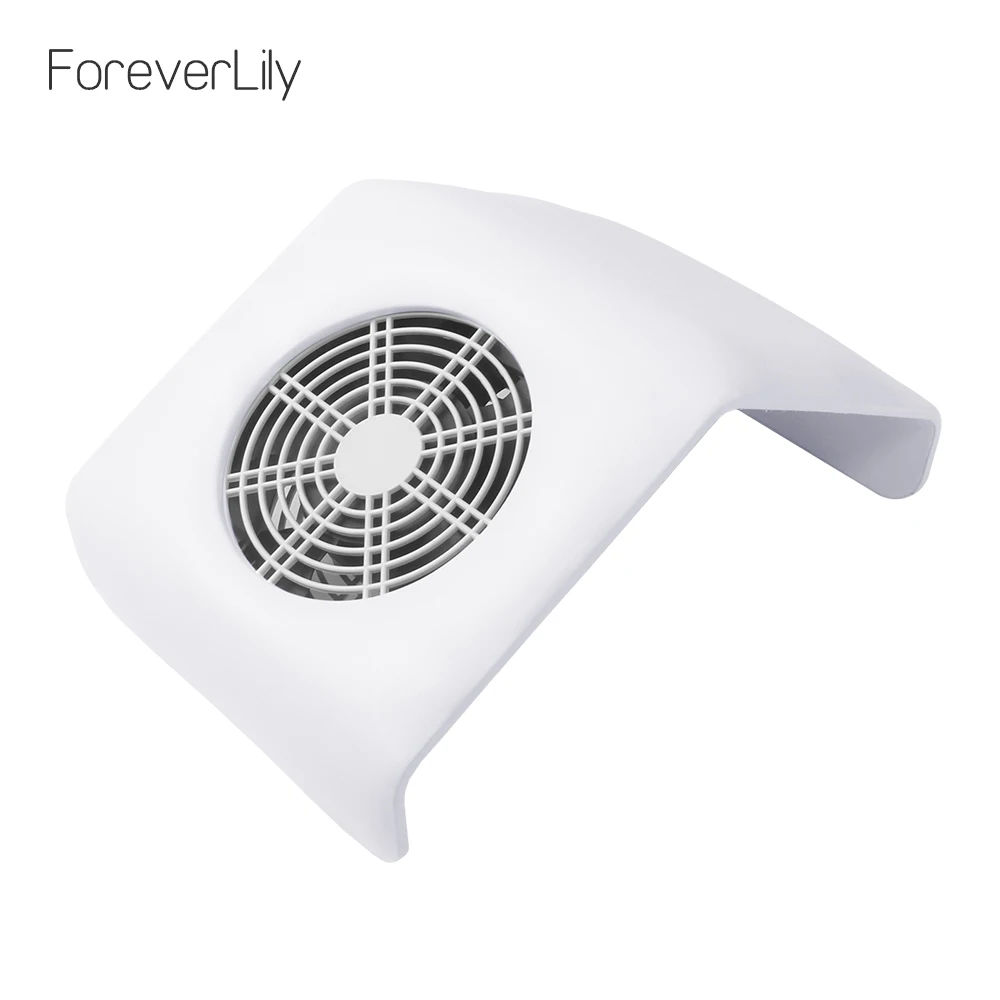 White AU Plug Foreverlily 30 Вт Портативный пылесборник для ногтей пылесос для всасывания пыли для ногтей Маникюрный аппарат с 2 мешками инструмент для сбора пыли - Цвет: White AU Plug