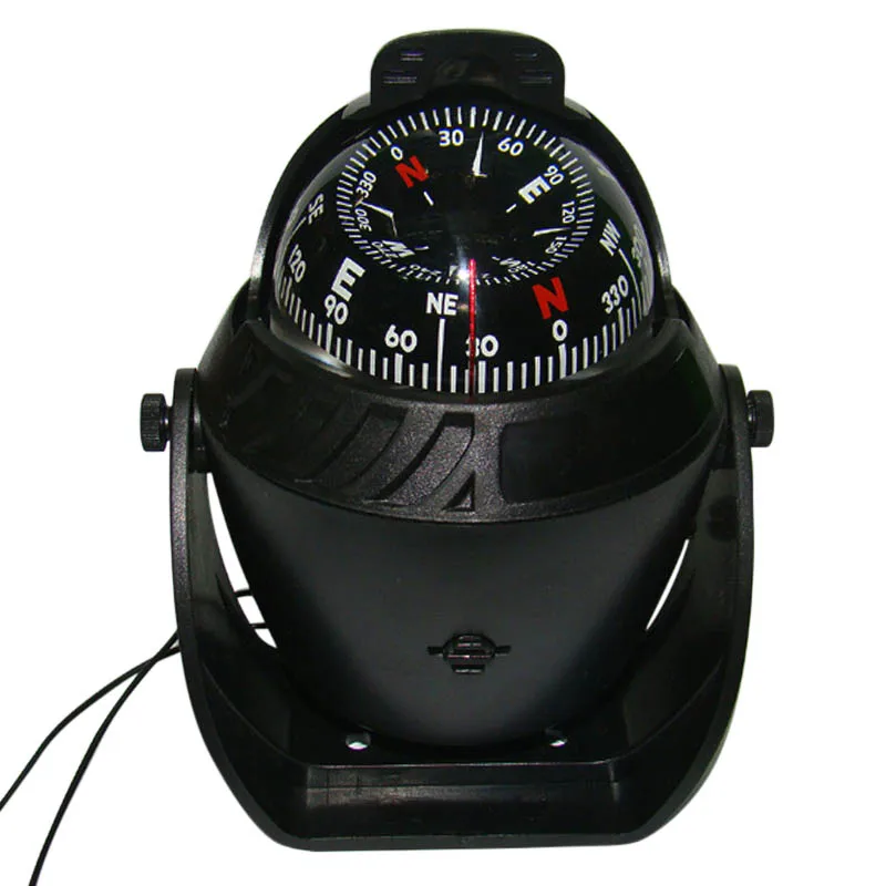 

Vehicle-mounted compass, guide ball, outdoor travel tool with magnetic declination adjustment function