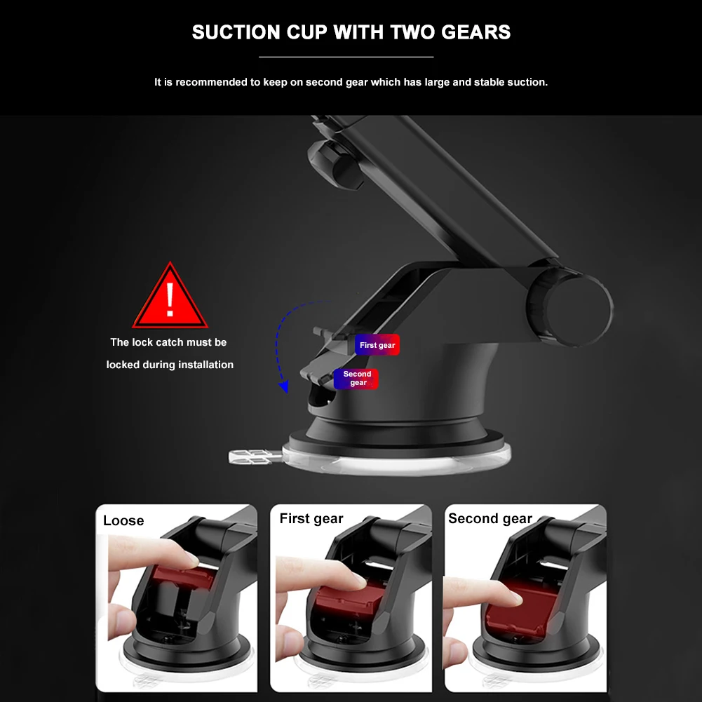 10 Вт Автомобильный держатель для телефона QI Беспроводное зарядное устройство