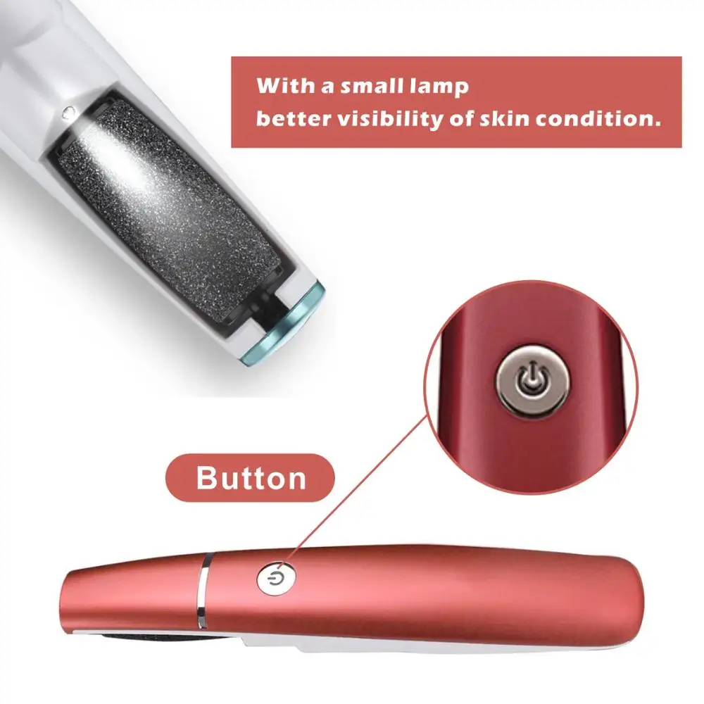 USB аккумуляторная электрическая пилка для ног аппарат удаления мозолей