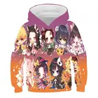 Повседневные комиксные толстовки с капюшоном 3D, рассекающие демонов, свитшоты для мужчин и женщин, осенняя Толстовка 3D Kimetsu no Yaiba, подходящий пуловер для мальчиков и девочек