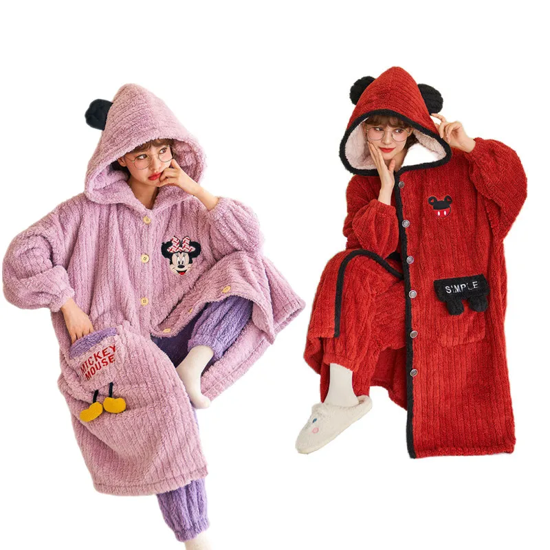 

Пижама из кораллового флиса с Микки Маусом и Минни Маусом