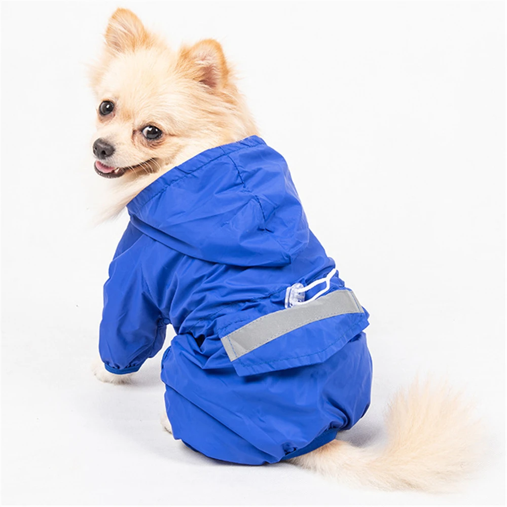 Уличный дождевик для собак водонепроницаемая одежда домашних животных