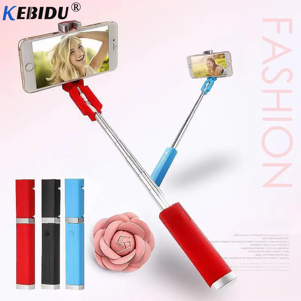

Kebidu Selfie Stick Extendable Handheld Self-portrait Holder Monopod Stick For iphone Xiaomi Huawei Samsung Smart Phone