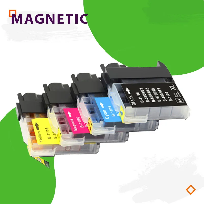 

LC11 Compatible Ink Cartridges for LC38 LC985 LC990 LC39 LC975 Brother DCP-J125 DCP-J315W DCP-J515W MFC-J415W MFC-J410 Printer