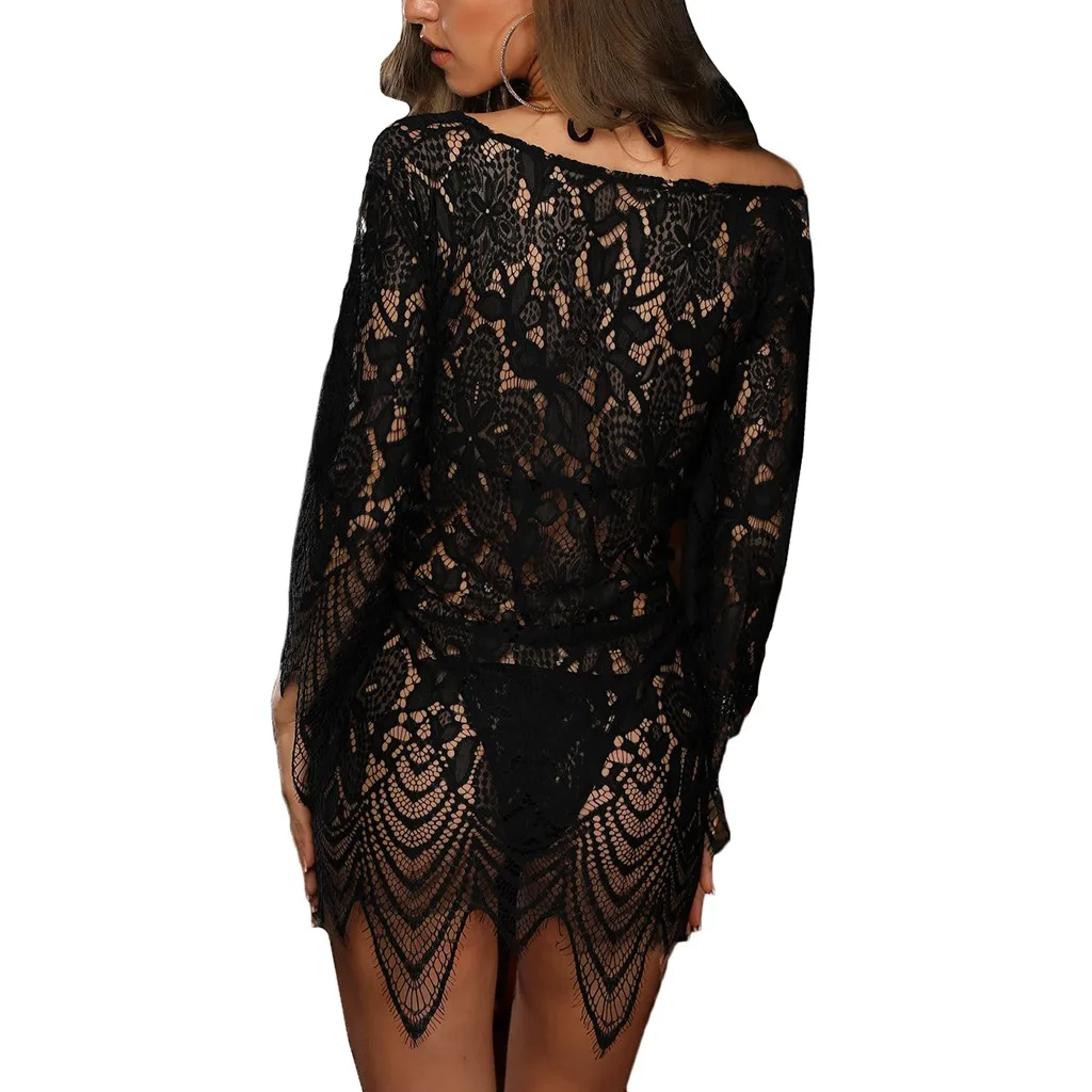 3 шт. Женский комплект нижнего белья с цветочной кружевной отделкой|Комплекты