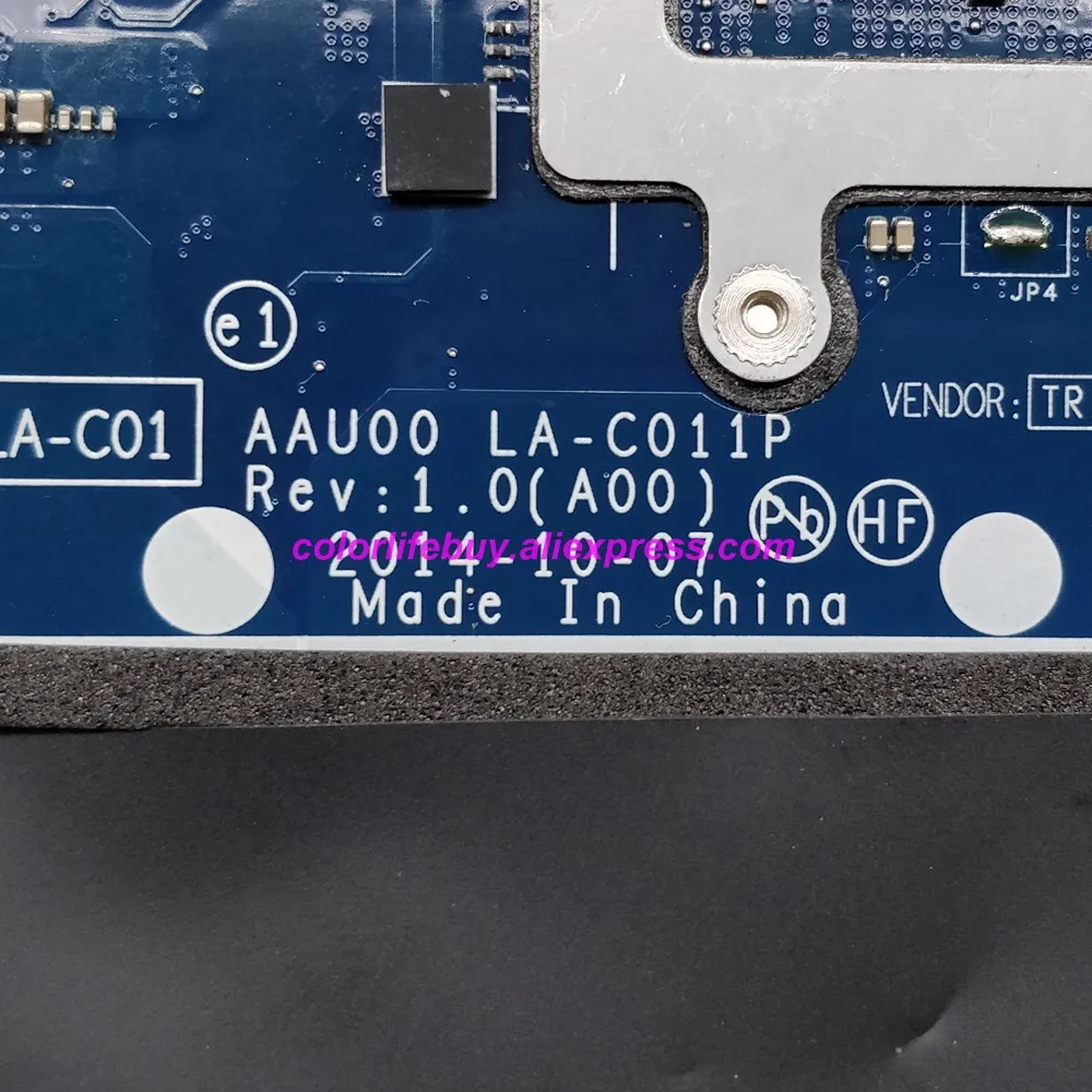 

Genuine CN-0V919M 0V919M V919M AAU00 LA-C011P I7-4712HQ K1100M Laptop Motherboard for Dell Precision M3800 Notebook PC Tested