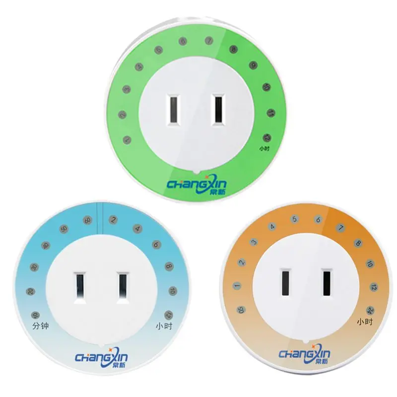 

2021 New Outlet Timer Switch For Phone Electric Scooter Motorcycle Charger US 110V-220V