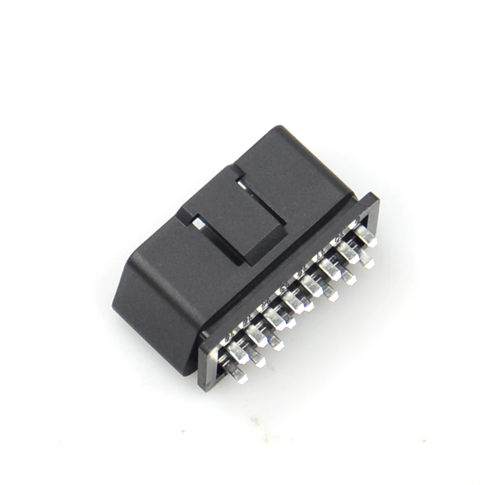 2021 NEW Car OBD2 Connector 16pin Male Female Plug 16 Pin OBDII OBD Adapter Diagnostic-tool cable Terminal |