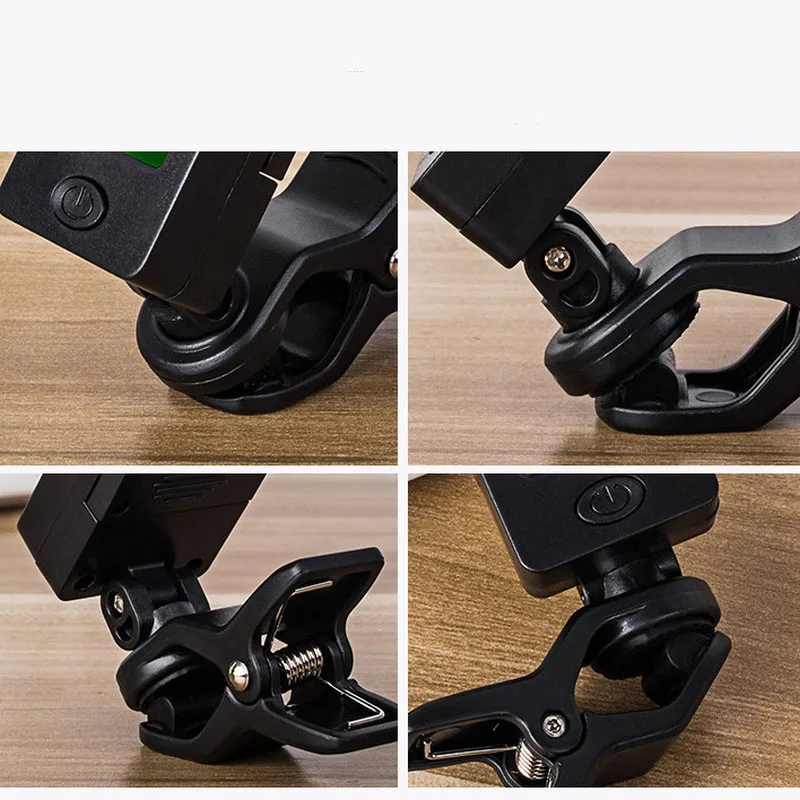 1 шт. электрогитары педаль тюнера клип на хроматический цифровой мини ЖКД Экран