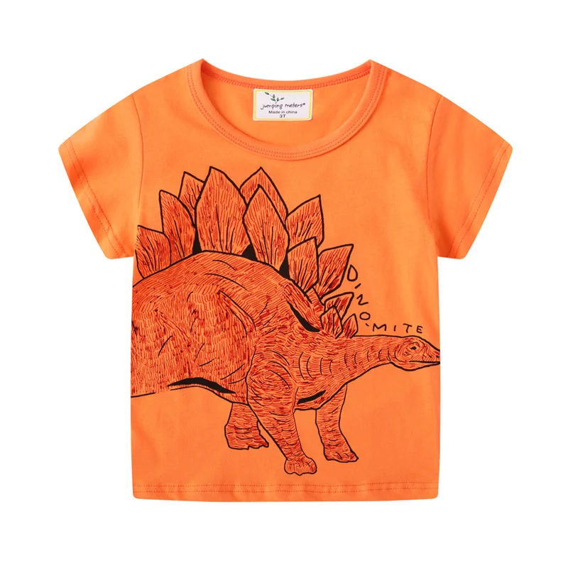 

Boys Tees Tops Cotton With Dinosaurs Print Summer Children Boys Girls Clothes Animals Baby T shirts for Boy
