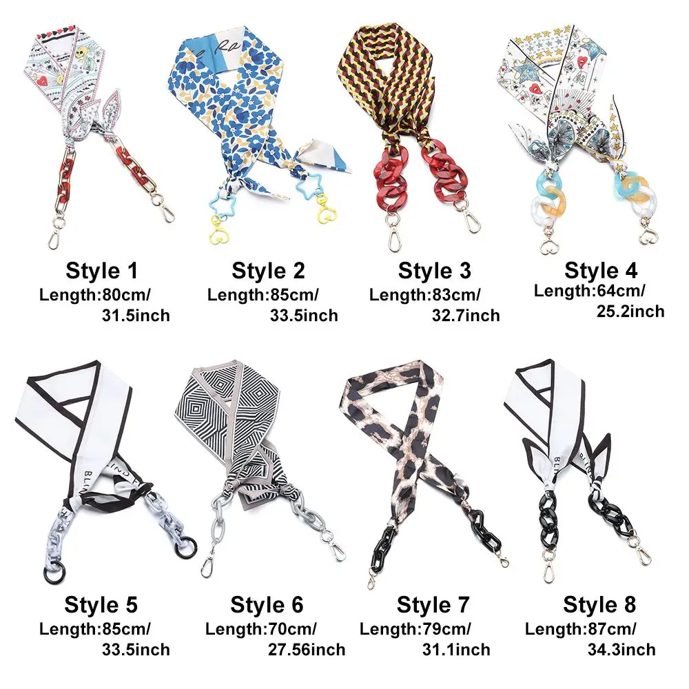 Новинка 2022 стильная цепочка для солнцезащитных очков с шелковой лентой женские