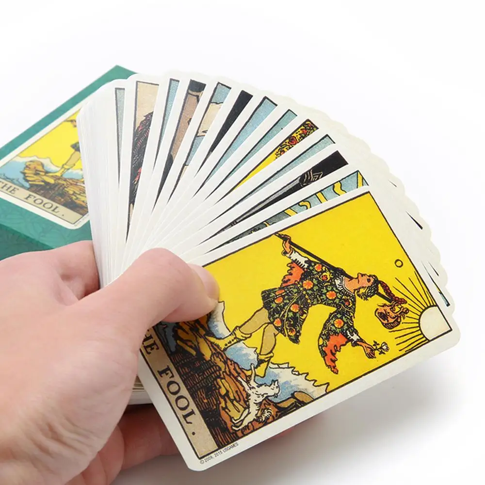 

78Pcs/Set Hot Sale Full English Radiant Rider Wait Tarot Cards Factory Made Smith Tarot Deck Board Game Cards dropshipping