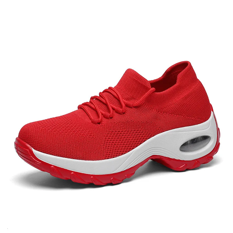 

Womens Flats Slip On Shoes Women Mesh Casual Sock Sneakers Platform 2020 Comfortable Ladies Breathable Athletics Jogging Sneaker