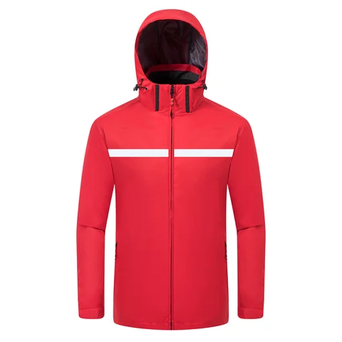 Уличная рабочая одежда, куртка, однотонная Съемная Светоотражающая полосатая куртка, флисовая рабочая одежда для команды GYJ9807