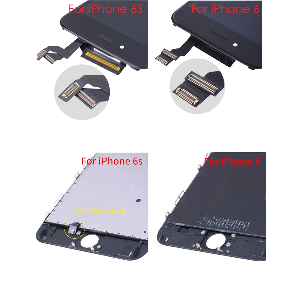 ЖК дисплей AAA +++ для iPhone 6 6S Plus сенсорный экран в сборе 7 8 с дигитайзером и 3D