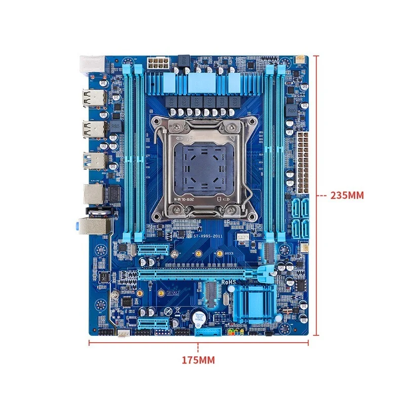 shuangwei x99 motherboard set with xeon e5 2670 v3 lga 2011 3 cpu 2pcs 8gb 16gb 2666mhz ddr4 memory usb3 0 pci e nvme m 2 free global shipping