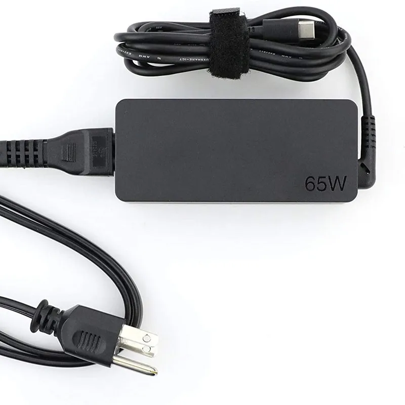 20V 3.25A 65W USB Type-C AC Laptop Power Adapter Charger For Lenovo Thinkpad X1 carbon Yoga X270 X280 T580 P51 P52s E480 E470 S2