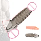 Кольца на пенис с задержкой эякуляции секс-игрушки для мужчин Увеличение мужского пениса удлинитель для пениса многоразовые товары