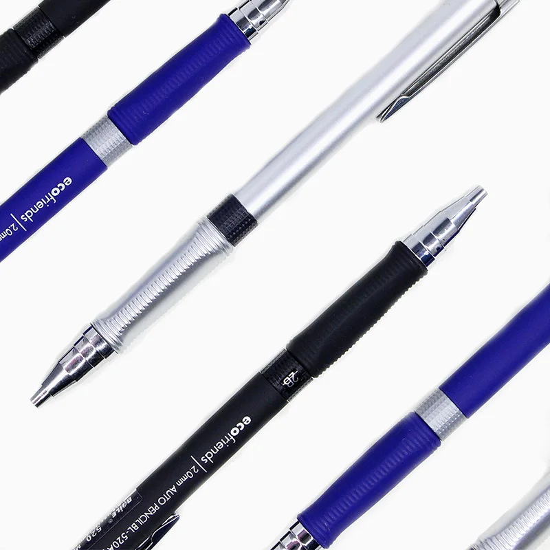 1Pc 2.0mm Creative Metal Mechanical Pencil Kawaii 2B Drawing Automatic Pencils For Kids Gifts School Office Supplies Stationery |