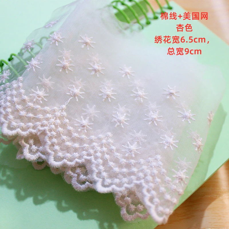 3 ярда/партия кружевные аксессуары для одежды ручной работы 8 5 см | Дом и сад