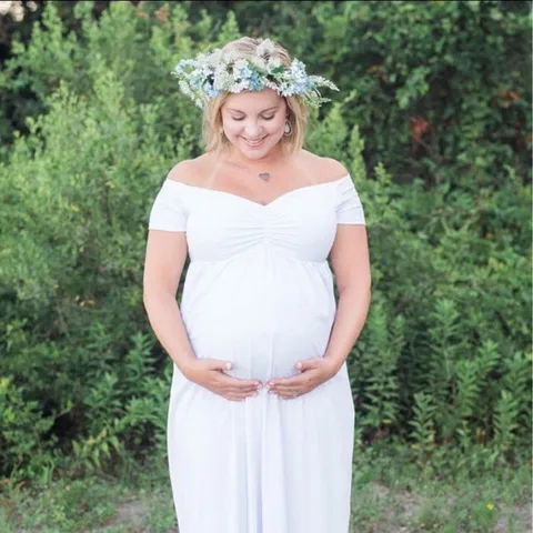 Хлопковое платье для беременных в стиле бохо для фотосъемки наряд для фотосъемки для беременных длинное платье для беременных женщин эластичное длинное платье