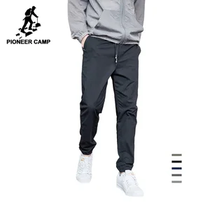 Мужские повседневные брюки Pioneer Camp, хлопковые облегающие брюки, брендовая одежда для мужчин, AXX901001, лето-осень 2020