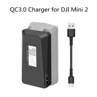 digital display fast charger smart battery usb charging for dji mavic mini 2 accessories