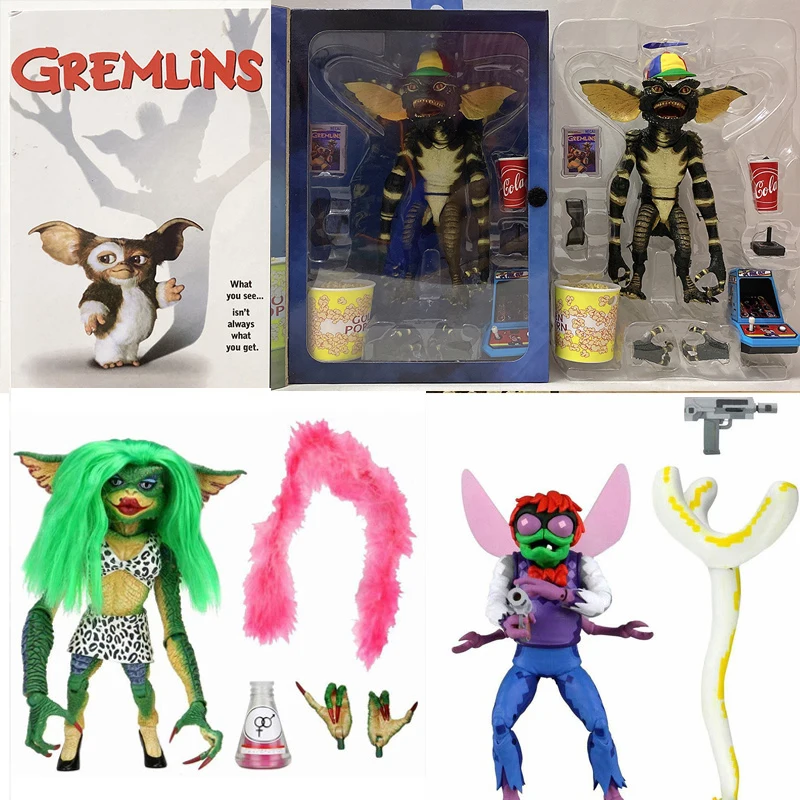 Фигурка NECA Elf Gremlins Женская маленькие монстры Greta эксклюзивная версия подвижная