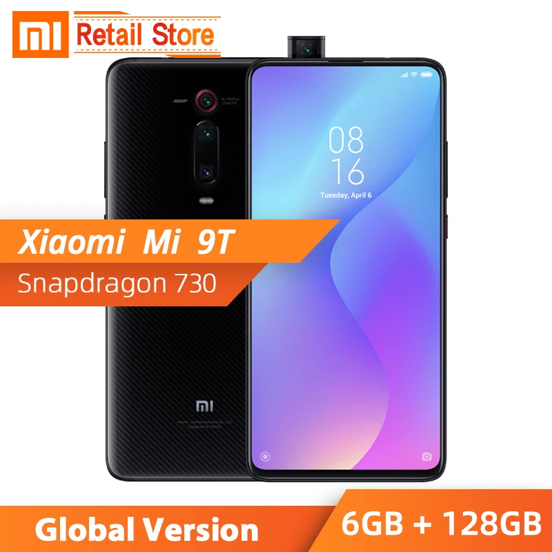 В наличии Глобальная версия Xiaomi mi 9T 9 t Red K20 6GB 128GB Snapdragon 730 смартфон 48MP камера