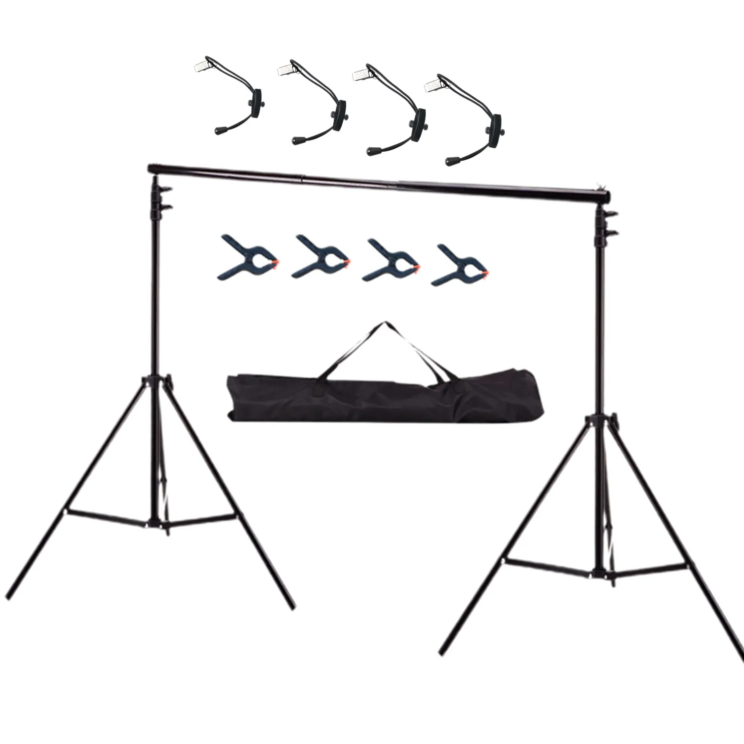 

2M X 2M(6.5ft*6.5ft) Photo Background Support System Stands Photography Adjustable Backdrops Support For Photo studio